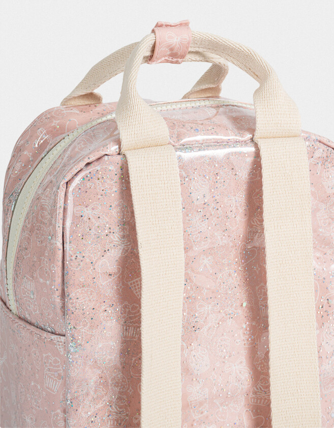 Mochilas y Carteras Infantiles Mochila Infantil Estampada - Rosa Claro