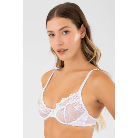 Soutien con aro orquidea Blanco