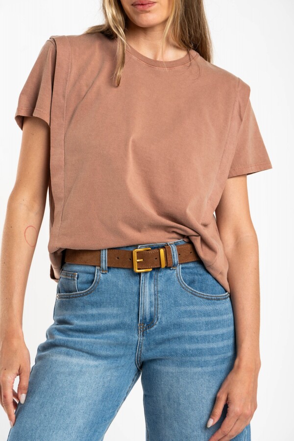 Remera Algodón Manga Corta Vison