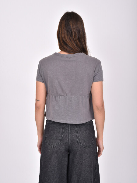 REMERA OLIVO GRIS OSCURO