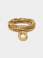 Set De Pulseras Elásticas Doradas dorado