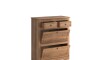 Comoda Zapatera Madera Maciza Linea Mexicana Oscura