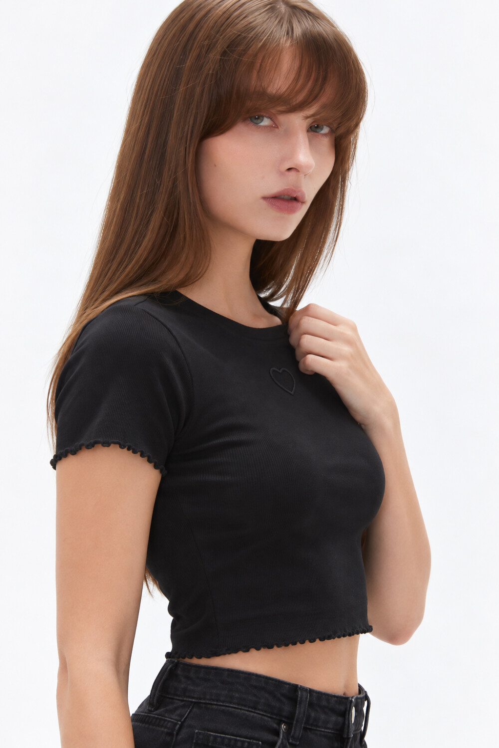 Remera Mossa Negro