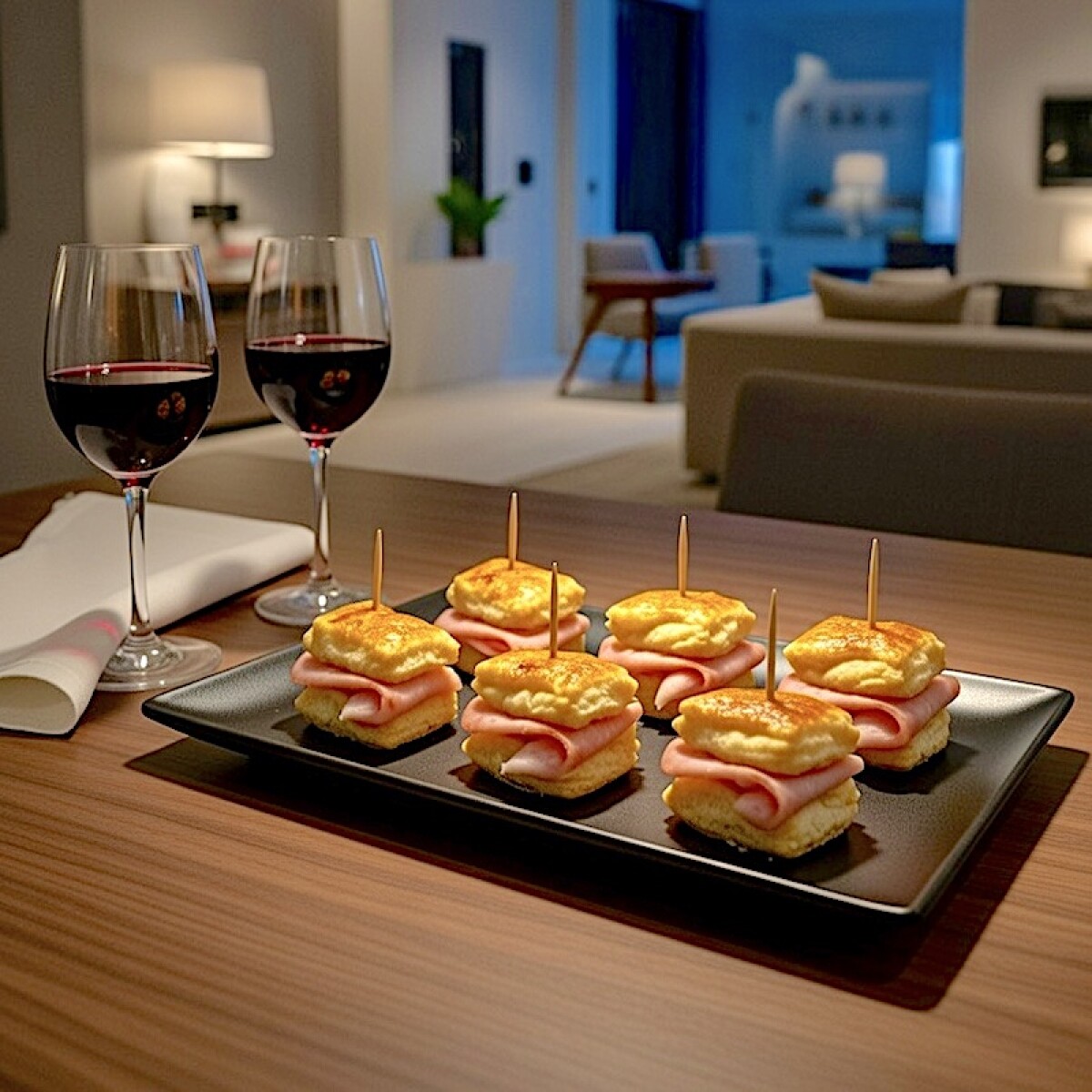 6 Hojaldraditos de Lomito 