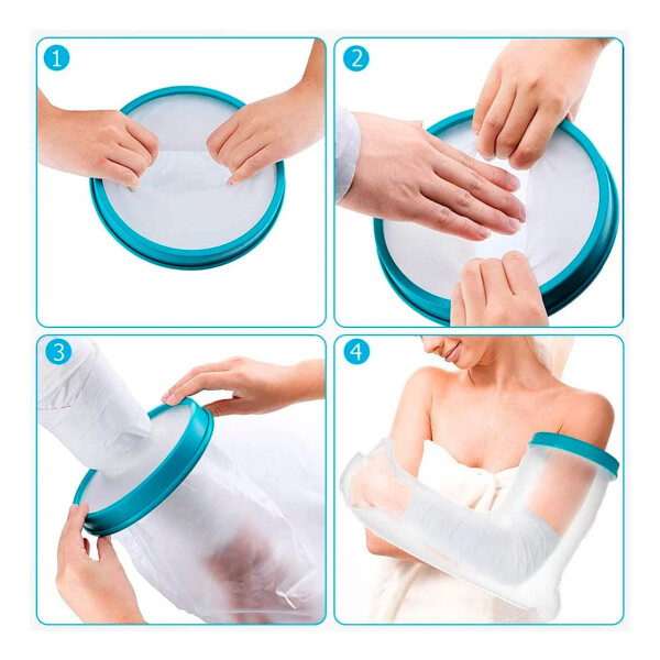 Cubre Protector Yeso Brazo Pie Impermeable Agua Cubre Protector Yeso Brazo Pie Impermeable Agua