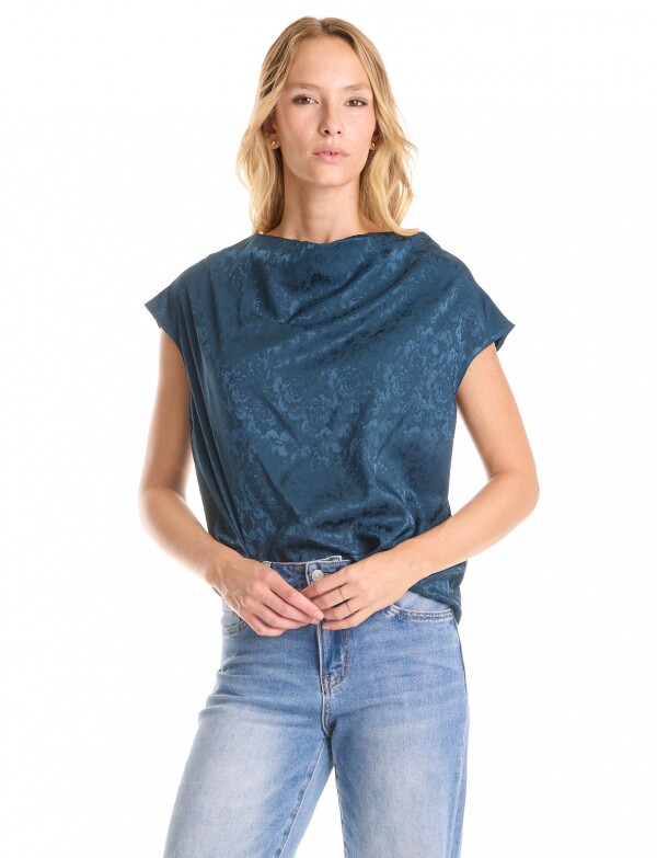 Blusa Noche Labrada PETROLEO