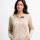 Campera de Nylon Fitness Beige
