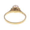 Anillo Amelia en oro amarillo 18K con perla de cultivo Anillo Amelia en oro amarillo 18K con perla de cultivo