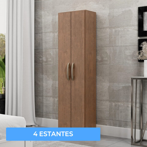 Armario Ropero Multiusos 2 Puertas 170 x 46,2 x 28,5 cm - MDP - Dakar Armario Ropero Multiusos 2 Puertas 170 x 46,2 x 28,5 cm - MDP - Dakar