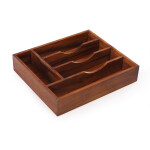 PORTA CUBIERTOS MADERA RECTANGULAR 30X35XH6CM PORTA CUBIERTOS MADERA RECTANGULAR 30X35XH6CM