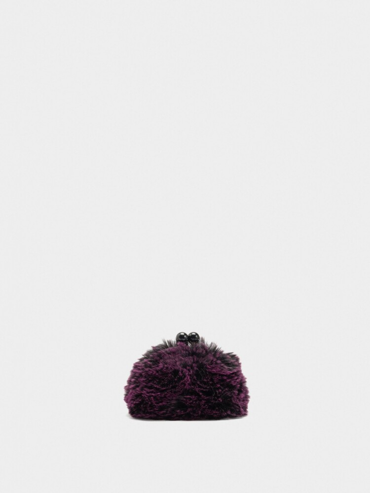 Monedero Efecto Pelo violeta