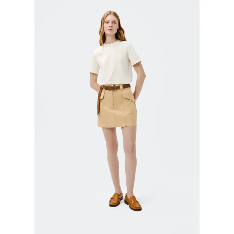 BLUSA FEM CAQUI CLARO