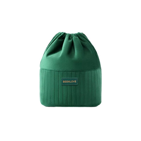 Neceser rigido con cierre ajustable Velvet BLove Verde