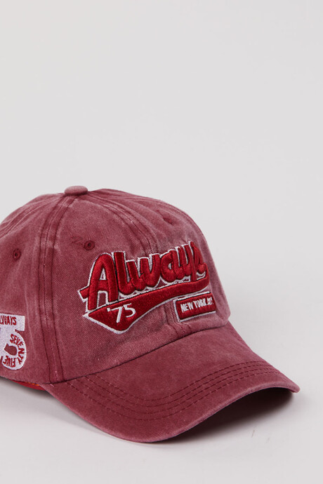 GORRO VISERA BRENER Bordeaux