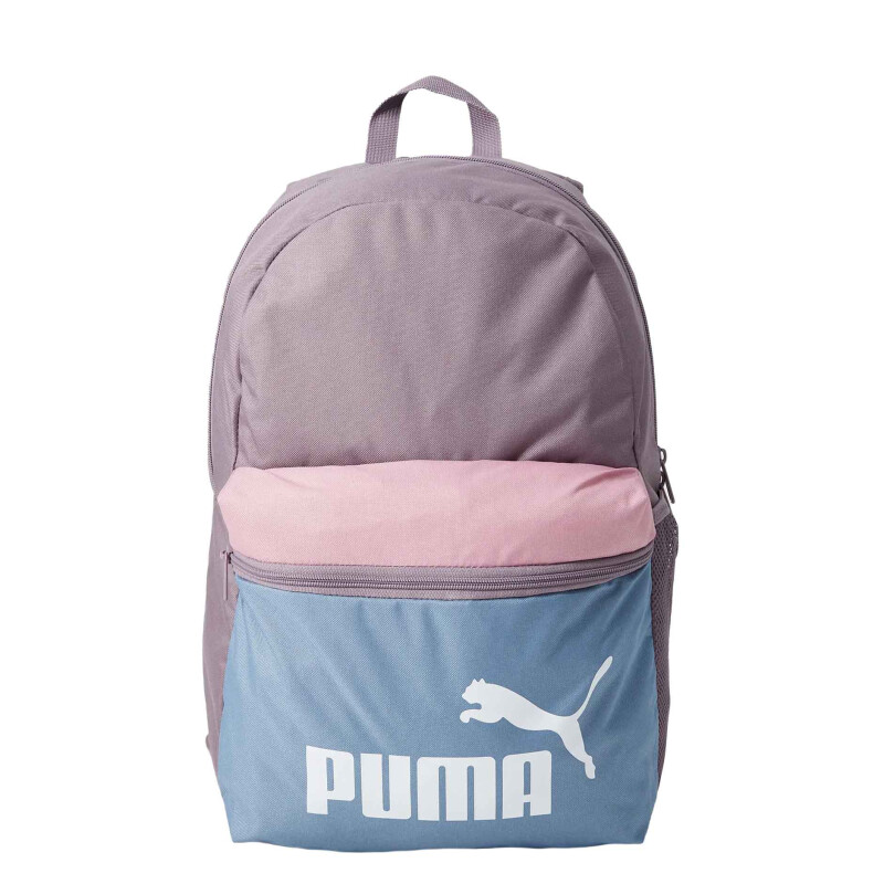 Mochila Puma Phase Block Backpack Violeta - Rosado - Azul Piedra