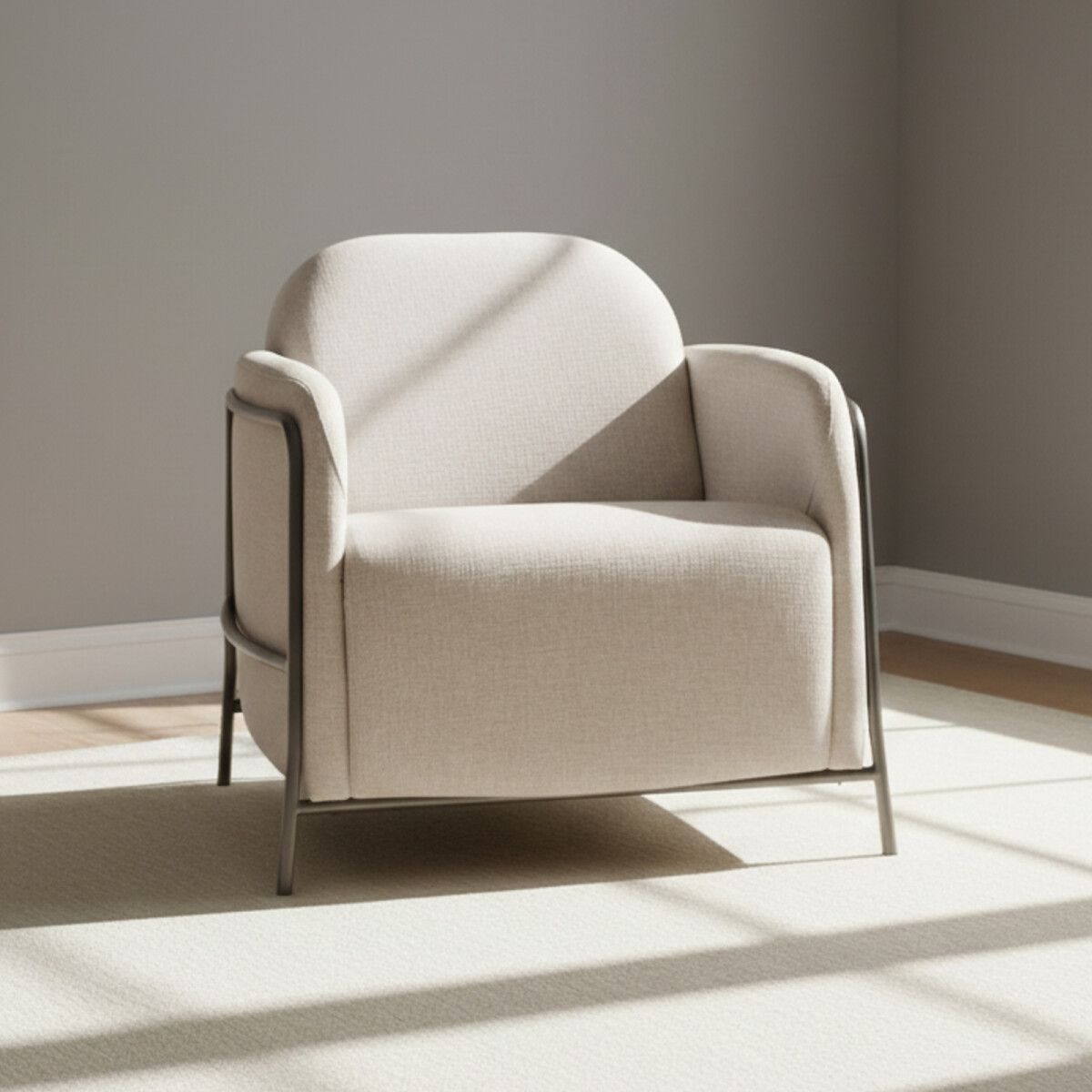 BUTACA - TELA-Y-METAL ASHLEY 