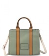 Cartera Marilyn Salvia Suela Y Crudo