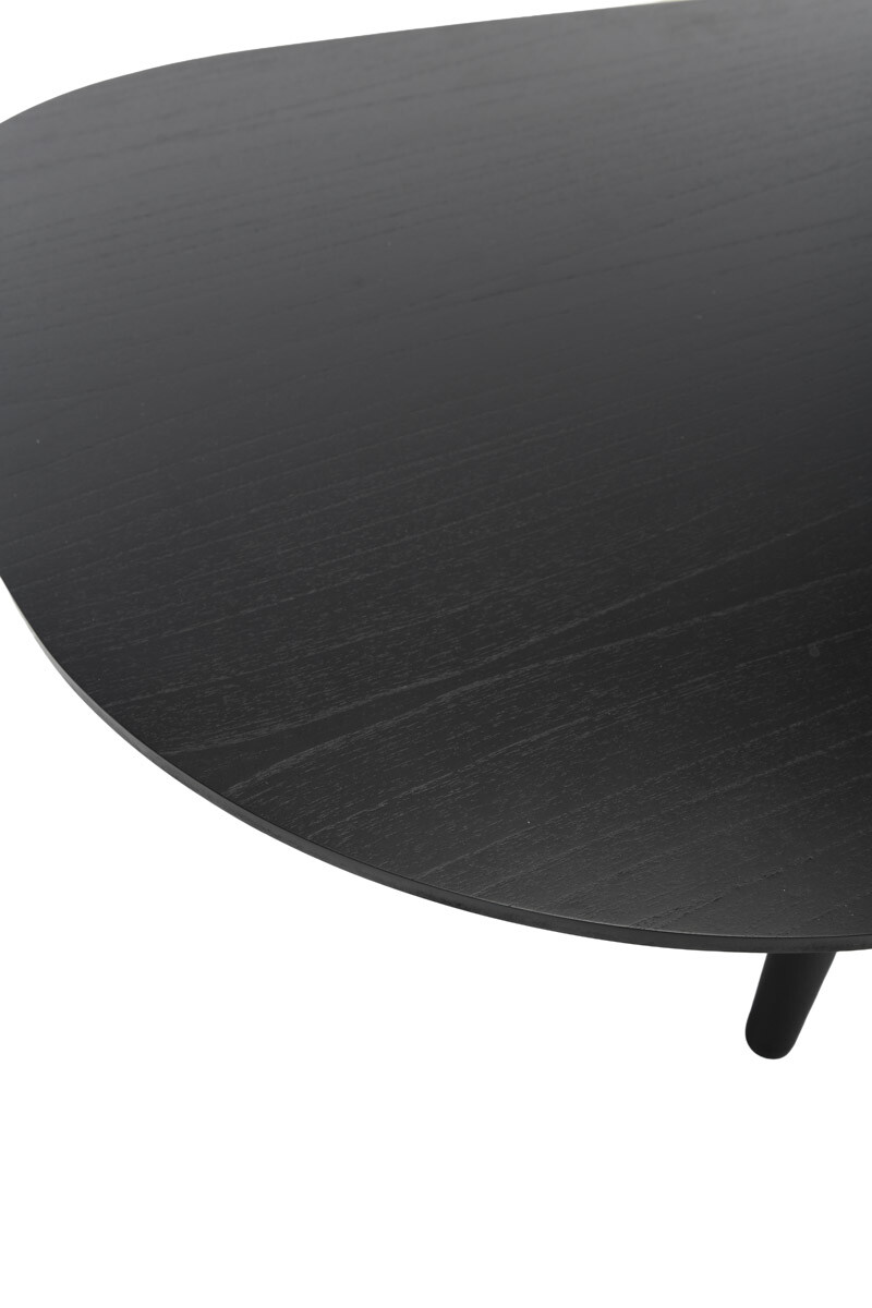 Piemont MESA DE LIVING PIEMONT CINAMOMO NEGRA 120X84X37H CM