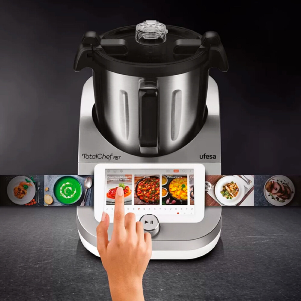Robot de Cocina Inteligente TotalChef 2000W 4.5 lts negro