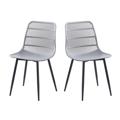 Silla Eames Alaska Kit x2 Gris · Patas de Metal