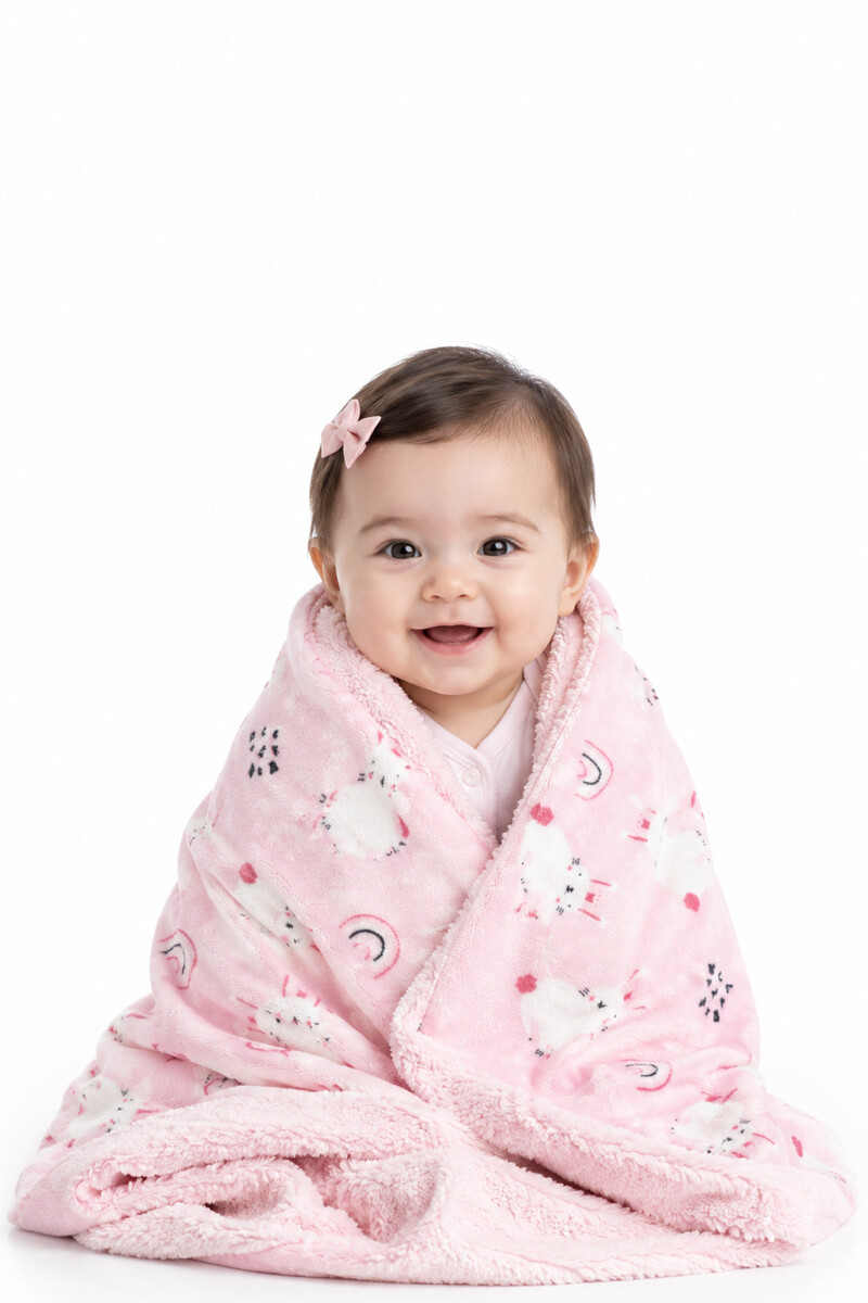 Manta estampada para bebé - Conejos 