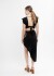 Vestido Floral Negro