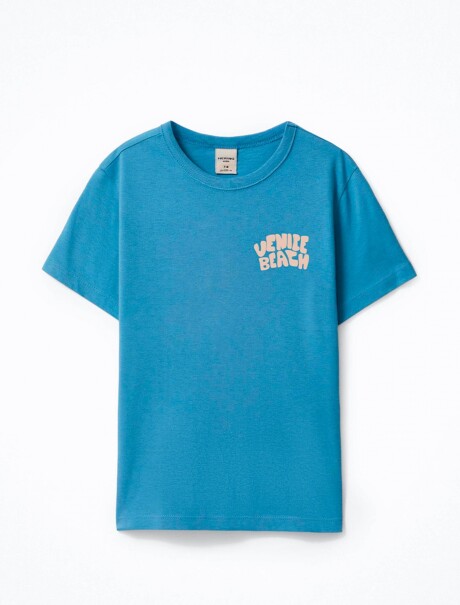 CAMISETA PARA NIÑO CELESTE