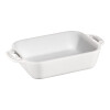 STAUB FUENTE HORNO PEQ 14 X 11 CM RECT BLANCO CERAM STAUB FUENTE HORNO PEQ 14 X 11 CM RECT BLANCO CERAM