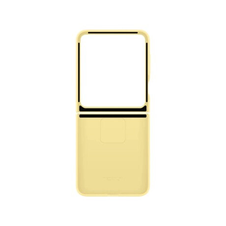 Funda Samsung Silicone Case con Anillo para Galaxy Z Flip6 Yellow