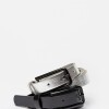 Cinturon Africa En Efecto Cuero Negro