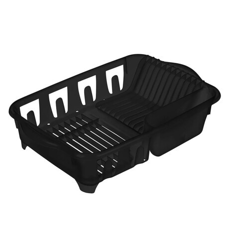 Escurridor de platos con bandeja NEGRO