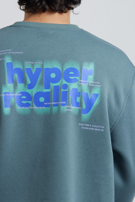 SWEATER PERIL DIXIE Azul Piedra