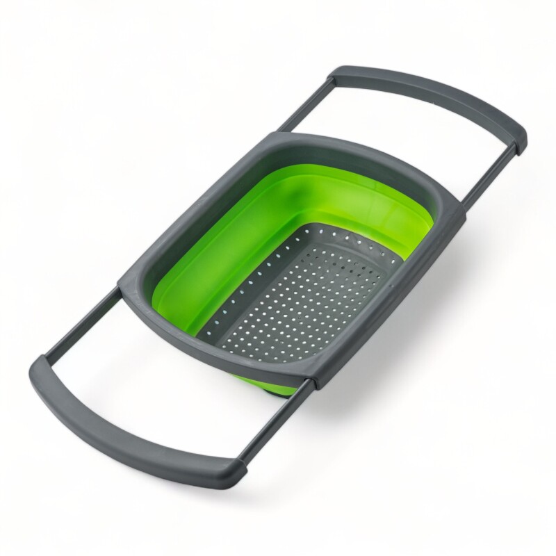 Escurridor Plegable Extensible Plastico 39*27*4,3 Cm Verde