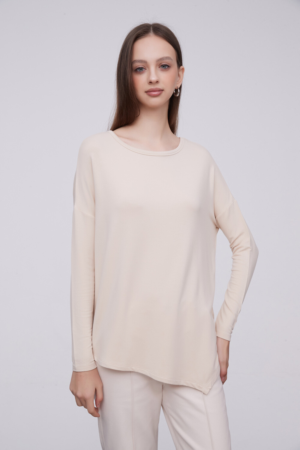 Remera Jolina Beige Melange