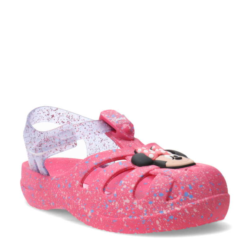 Sandalias Infantiles Disney Magic Sand Minnie Rosado - Lila - Blanco