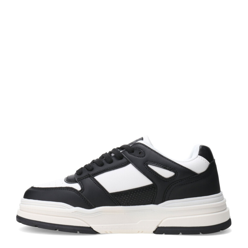 Championes de Hombre Push Blanco Serpiente - Negro