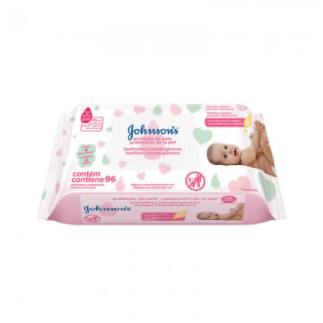 Toallitas Húmedas Johnson & Johnson Extra Cuidado x96 – Limpieza y Protección Toallitas Húmedas Johnson & Johnson Extra Cuidado x96 – Limpieza y Protección
