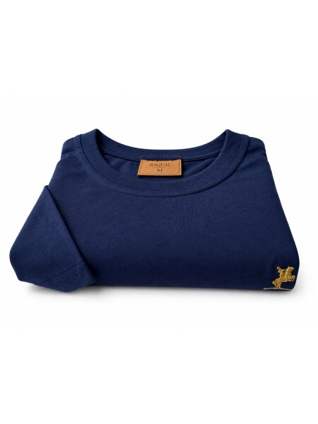 Remera tipo Hering Azul