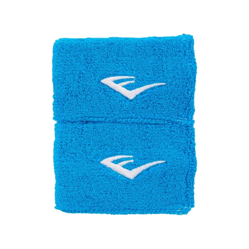 Muñequeras Deportivas Absorventes Everlast Celeste