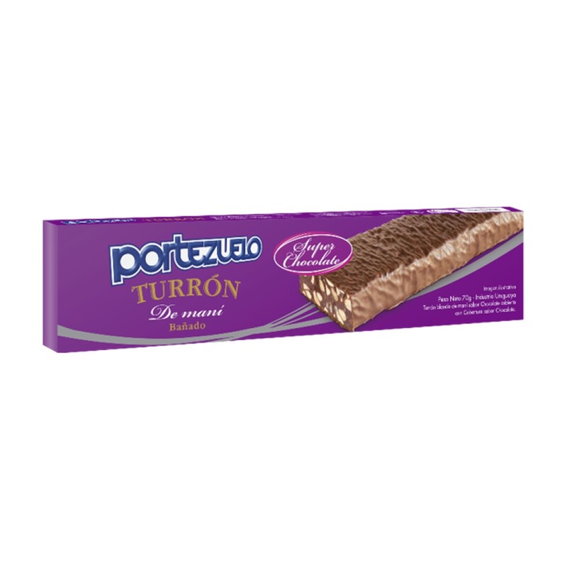TURRON SUPER CHOCOLATE PORTEZUELO 70G Turron Super Chocolate Portezuelo 70g