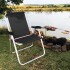 Sillón Max Aluminio Zaka Super Resistente 140 KG NEGRA