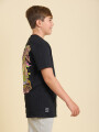 T-SHIRT JULEN TEEN RUSTY Negro