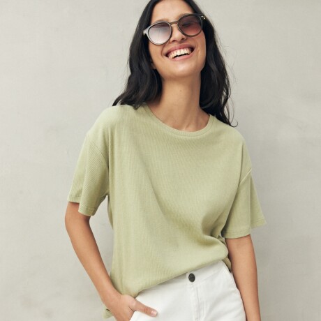 REMERA BASILE Verde Oliva