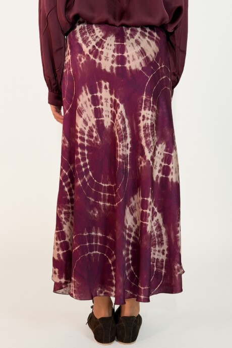 POLLERA CALISTA Bordo