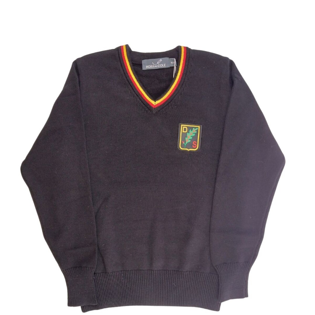 Sweater escote V Alemán SEC Negro