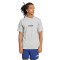Remera de Hombre Adidas Essentials Linear Gris - Negro