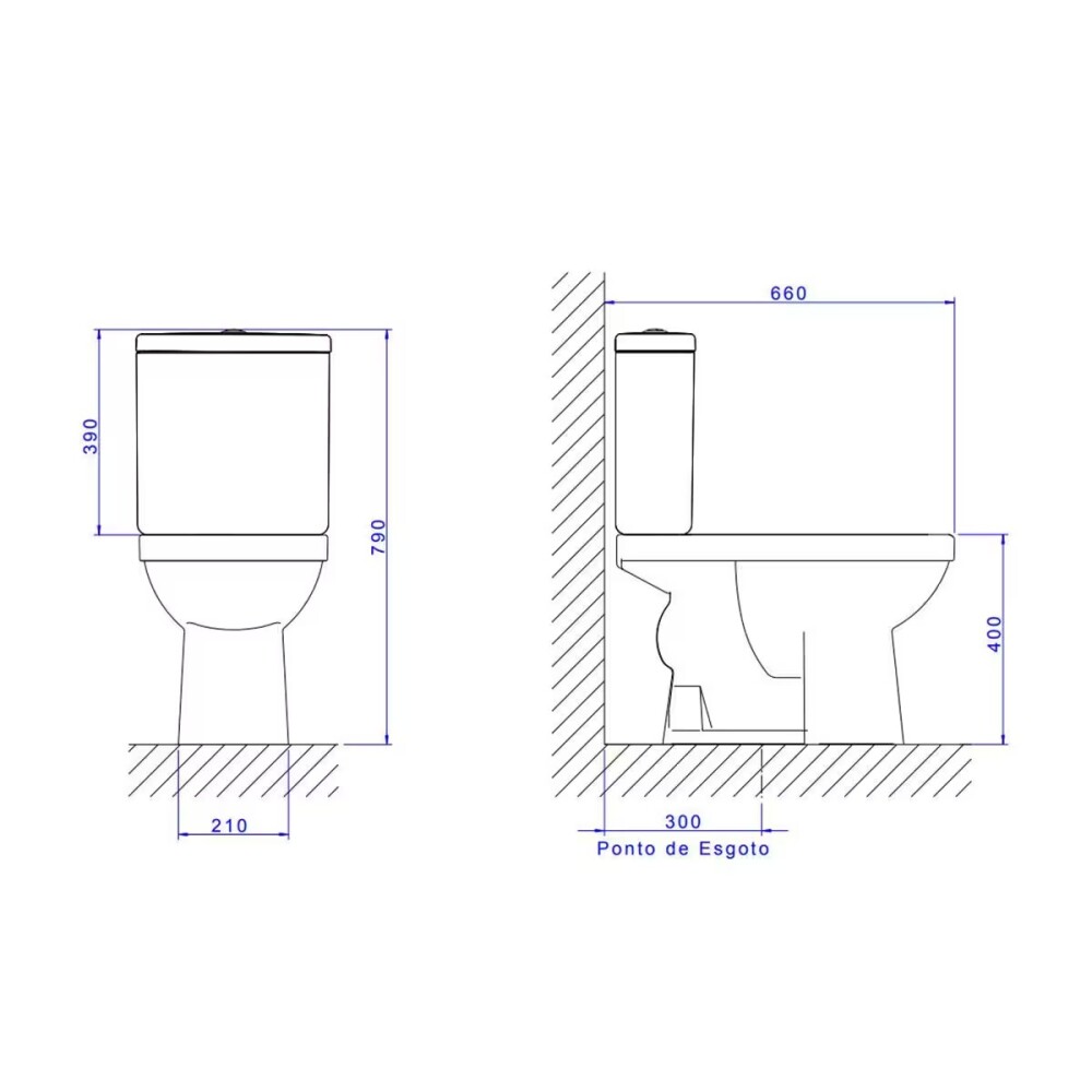 Kit completo inodoro con mochila dual Quadra Kit Completo Inodoro Con Mochila Dual Quadra