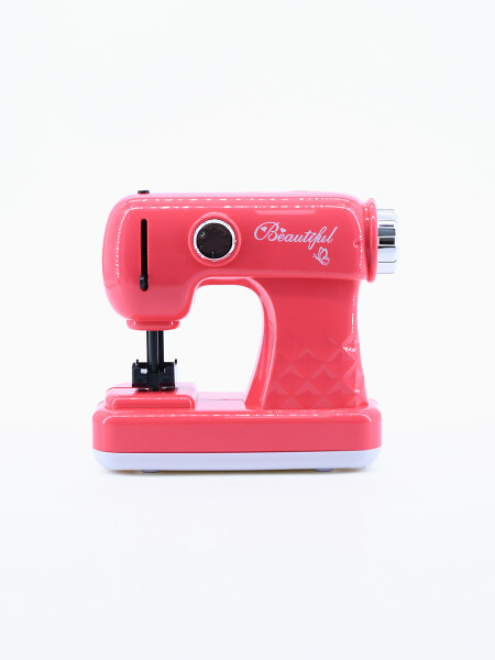 MAQUINA DE COSER A BATERIA FUCSIA