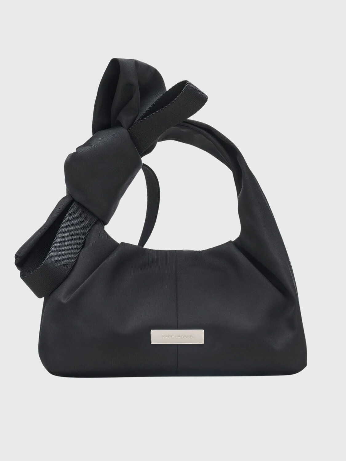 THE BOW NYLON SACK BAG Negro