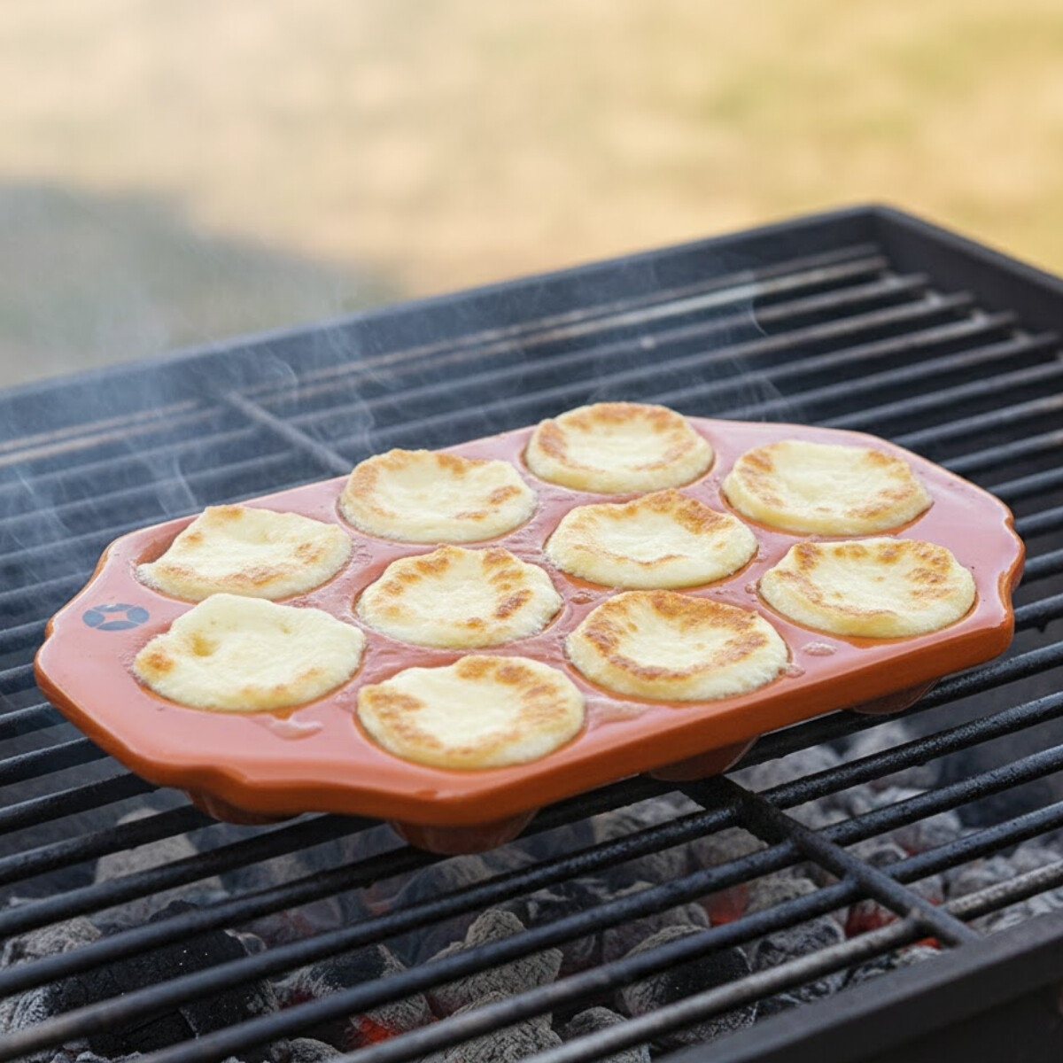 Provolonera de cerámica 10 porciones - TERRACOTA 